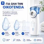 Φόρτωση εικόνας στο εργαλείο προβολής Συλλογής, Φορητός Νεφελοποιητής Mesh για Παιδιά &amp; Ενήλικες – Αθόρυβος &amp; Επαναφορτιζόμενος

