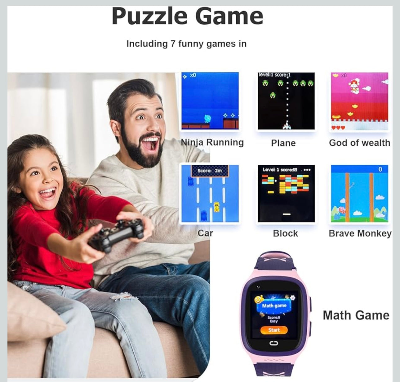 Children's 4g Smart watch with GPS 