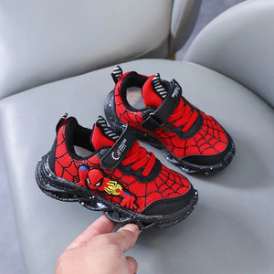 Spider-Man sneakers with lights
