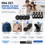 Φόρτωση εικόνας στο εργαλείο προβολής Συλλογής, Smart Tag Locator Set 4 Τεμαχίων με 4 Premium Μπρελόκ | Apple Find My &amp; Android
