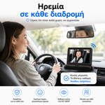 Φόρτωση εικόνας στο εργαλείο προβολής Συλλογής, Κάμερα Μωρού Αυτοκινήτου Full HD 1080p με Οθόνη &amp; Νυχτερινή Λήψη
