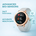 Load image into Gallery viewer, Smartwatch Elegance GPS με 2 Λουράκια – Ρολόι Υγείας &amp; Επικοινωνίας
