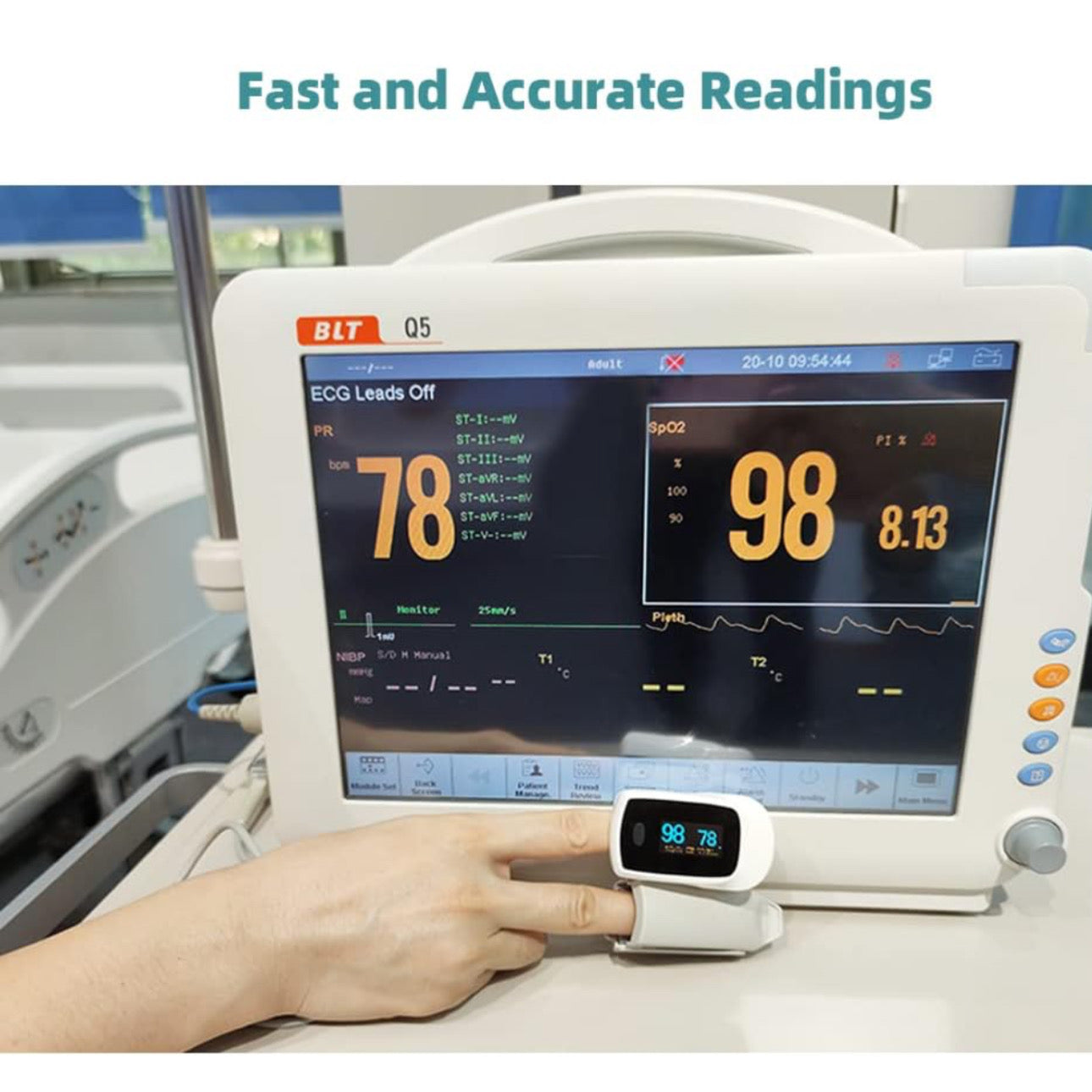 Certified Finger Pulse Oximeter 