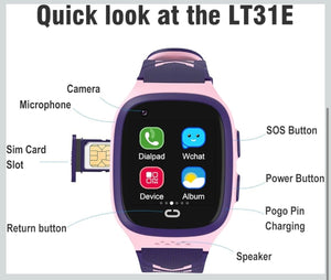 Children's 4g Smart watch with GPS 
