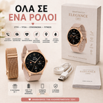 Load image into Gallery viewer, Smartwatch Elegance GPS με 2 Λουράκια – Ρολόι Υγείας &amp; Επικοινωνίας
