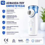 Φόρτωση εικόνας στο εργαλείο προβολής Συλλογής, Φορητός Νεφελοποιητής Mesh για Παιδιά &amp; Ενήλικες – Αθόρυβος &amp; Επαναφορτιζόμενος
