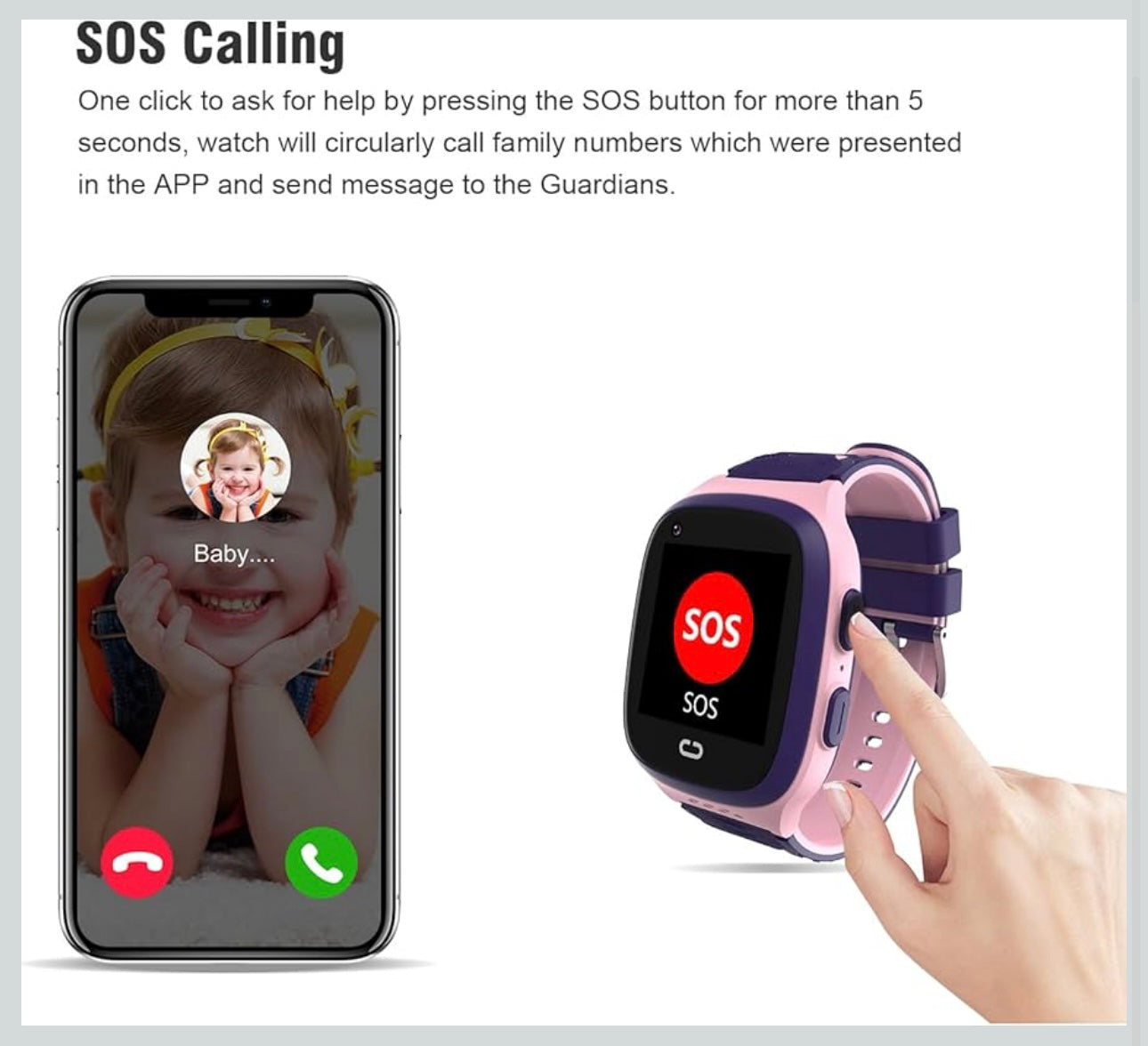 Children's 4g Smart watch with GPS 