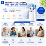 Φόρτωση εικόνας στο εργαλείο προβολής Συλλογής, Φορητός Νεφελοποιητής Mesh για Παιδιά &amp; Ενήλικες – Αθόρυβος &amp; Επαναφορτιζόμενος

