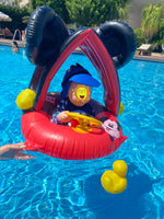 Φόρτωση εικόνας στο εργαλείο προβολής Συλλογής, Φουσκωτό Σωσίβιο Κάθισμα Mickey &amp; Minnie με Σκίαστρο – για μωρά 6 μηνών έως 4 ετών
