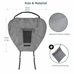 Φόρτωση εικόνας στο εργαλείο προβολής Συλλογής, Σκίαστρο Καροτσιού UV50+ Universal – Αδιάβροχο με Παράθυρο
