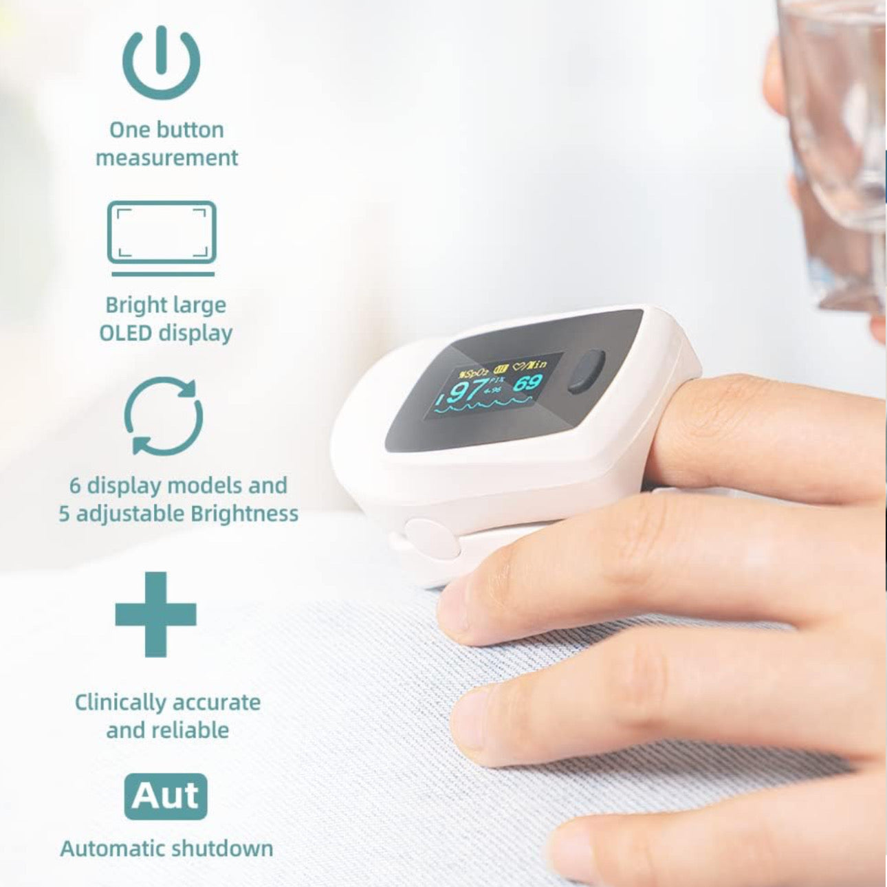 Certified Finger Pulse Oximeter 