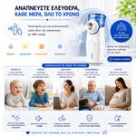 Φόρτωση εικόνας στο εργαλείο προβολής Συλλογής, Φορητός Νεφελοποιητής Mesh για Παιδιά &amp; Ενήλικες – Αθόρυβος &amp; Επαναφορτιζόμενος
