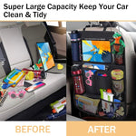 Φόρτωση εικόνας στο εργαλείο προβολής Συλλογής, Σετ Οργανωτής Πλάτης Καθίσματος Αυτοκινήτου με Θήκες &amp; Tablet Holder
