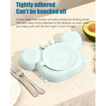 Φόρτωση εικόνας στο εργαλείο προβολής Συλλογής, Σετ Φαγητού Σιλικόνης για Μωρά με Βεντούζα – BPA Free (Πιατάκι, Κουταλάκι &amp; Πιρουνάκι)
