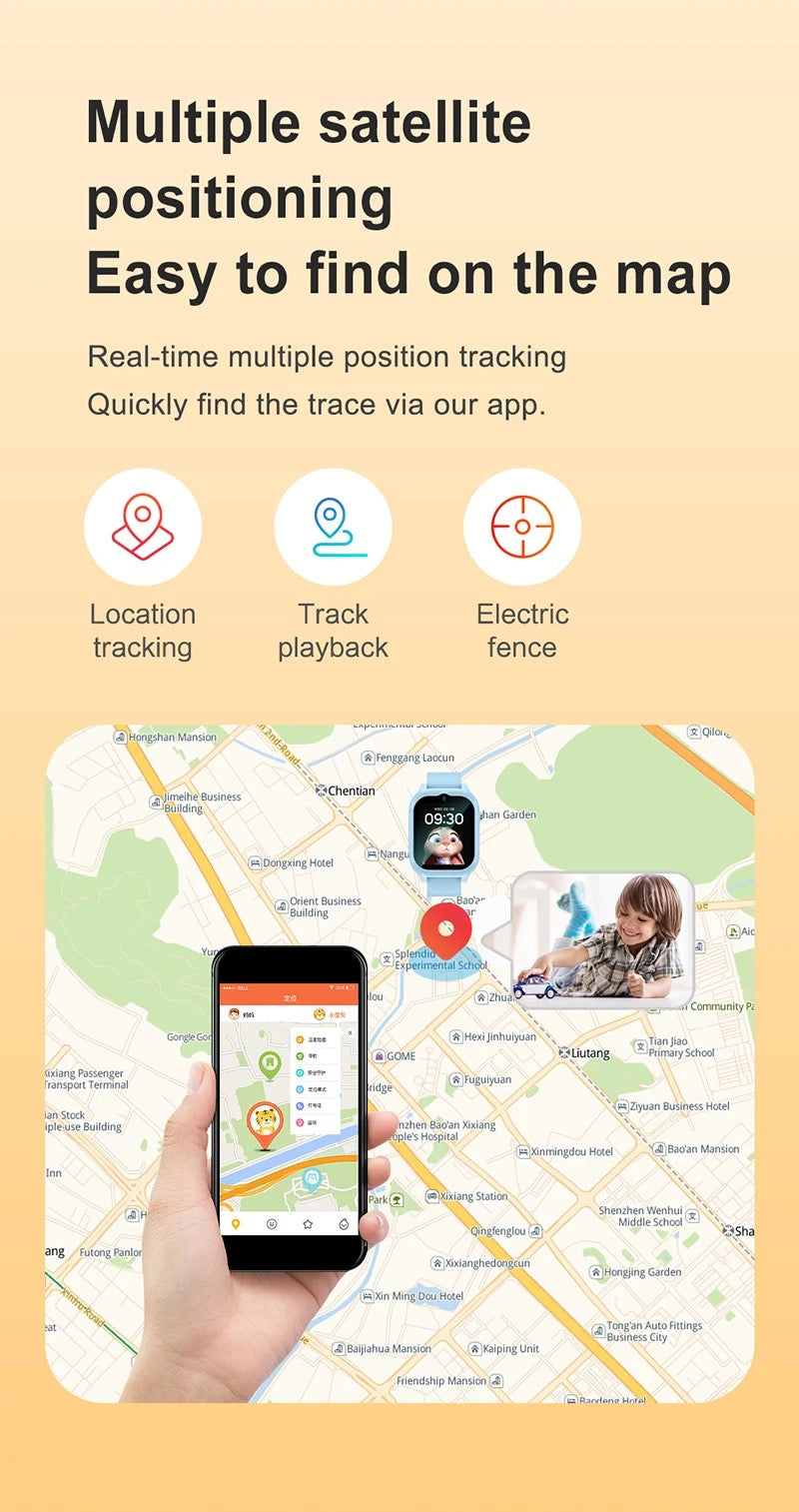Παιδικό 4g Smart watch με GPS